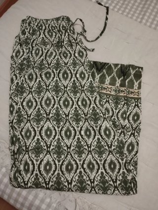 Pantalón estampado talla única