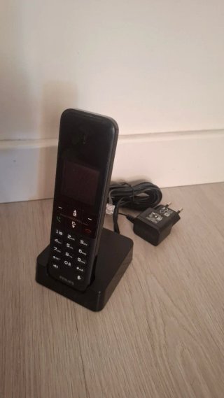 Teléfono Inalámbrico Philips Negro