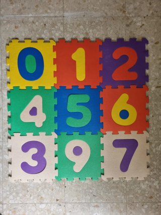 Alfombra Puzzle Números 0-9