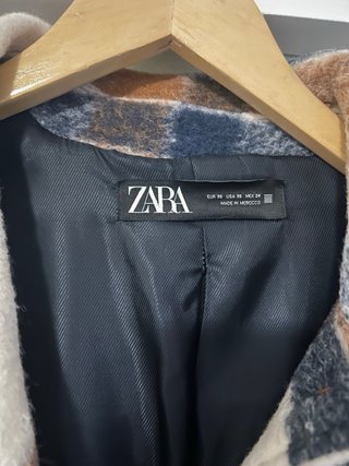 Chaqueta de Cuadros Zara