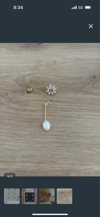 Pendientes Novia Laety Flor Perla