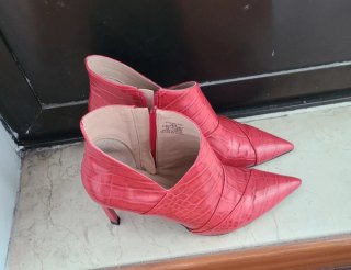Botines Zara Rojos Talla 38