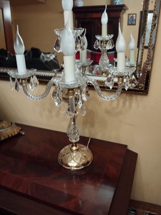 Juego de 2 Lámparas de Mesa Antiguas