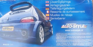 Muelles Deportivos Auto-Style Mercedes C63 AMG