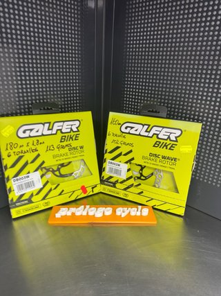 Set 2 Discos Freno Galfer 180mm y 160mm