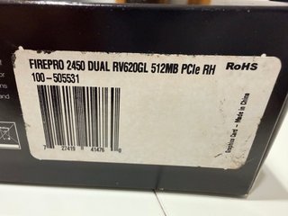 ATI FirePro 2450 Tarjeta Gráfica