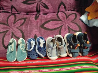 Lote Zapatos Niños Azul y Turquesa
