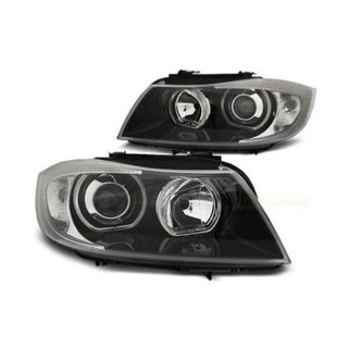 Faros Angel Eyes para BMW E90 Look Xenon