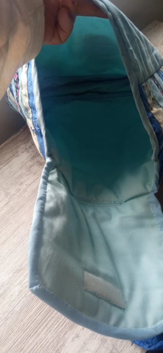 Bolso de tela artesanal