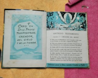 libro escolar de Historia Sagrada