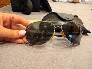 Gafas de sol Ray-Ban Aviator doradas