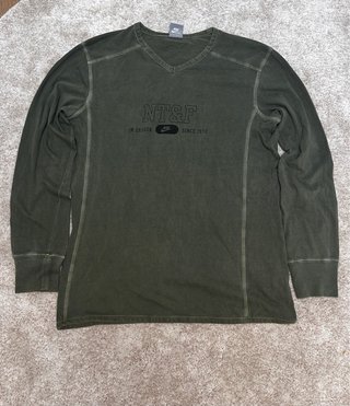 Camiseta de Manga Larga Nike Verde Oliva