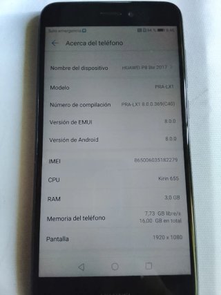 Huawei P8 Lite Negro