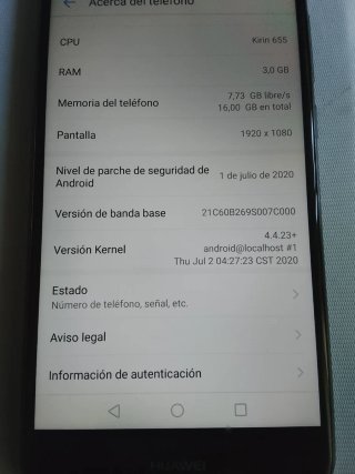 Huawei P8 Lite Negro