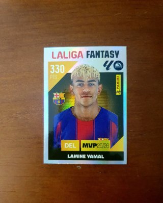 Cromo Lamine Yamal Liga Fantasy MVP 25/26.