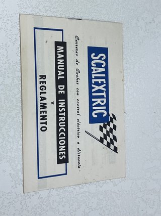 2 Manuales Scalextric Exin Años 70