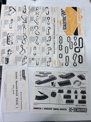 2 Manuales Scalextric Exin Años 70