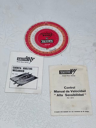 2 Manuales Scalextric Exin Años 70