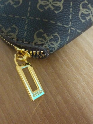 Monedero Guess Marrón y Dorado