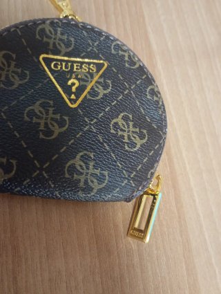 Monedero Guess Marrón y Dorado