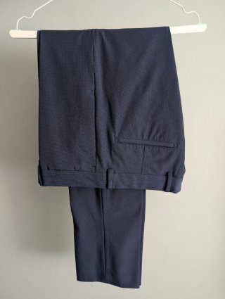 Traje Mango Azul Hombre