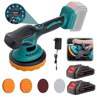 Pulidora Eléctrica Coche + 2 Baterías makita (CHI)