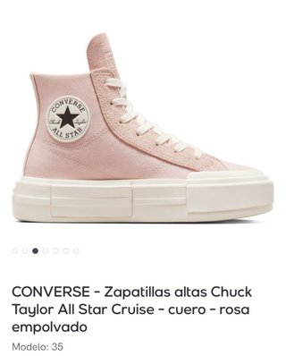 Converse rosas talla 35 nuevas