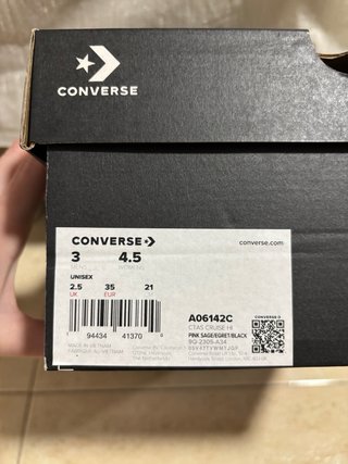 Converse rosas talla 35 nuevas