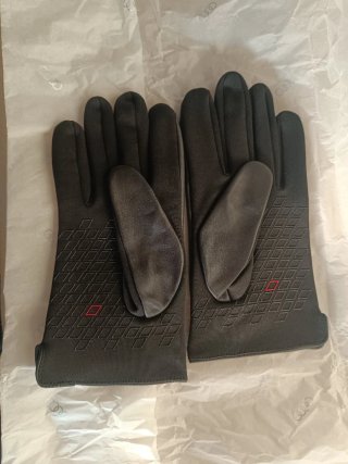 Guantes de Piel Audi Negros