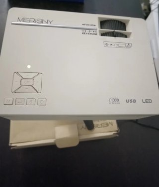 Mini proyector Merisny blanco