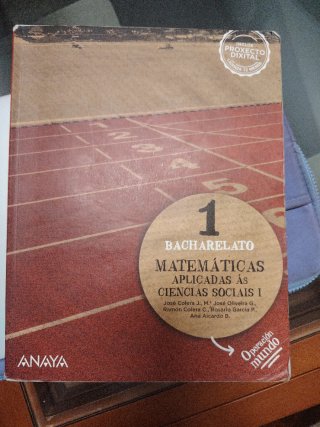 Matemáticas aplicadas ás Ciencias Sociais I, 1 ...