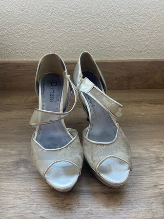 Zapatos de fiesta Doriani plateados