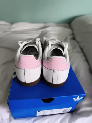 Adidas Samba blancas y rosas talla 37 1/3