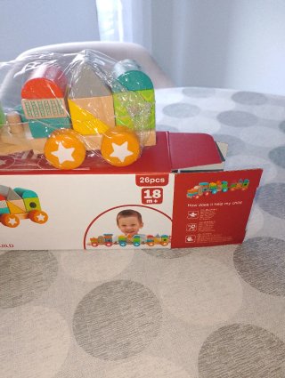 Tren de Madera 26 Piezas (18m+)