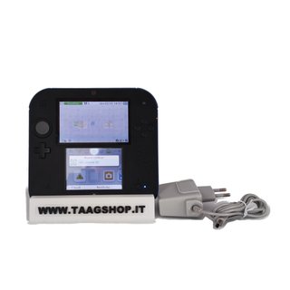 NINTENDO 2DS BLU E NERO CONSOLE CON CARICATORE E