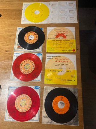 Lote 7 Vinilos Cuentos Infantiles Vintage