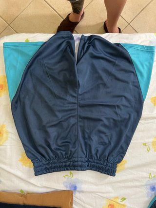 Camiseta deportiva Joma gris y turquesa Talla S