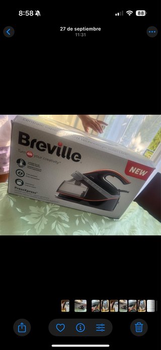 Centro de Planchado Breville PressXpress
