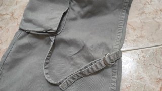 Pantalón Cargo Ancho Gris Zara Talla 42