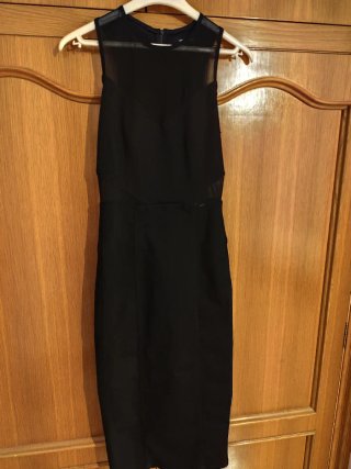 Vestido Negro Salsa Talla S