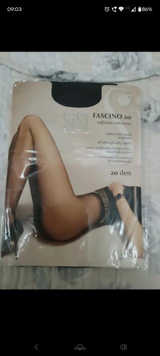 Collant  20 den blu