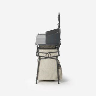 Mueble cocina camping XL, fregadero 10L, mampara y espacio