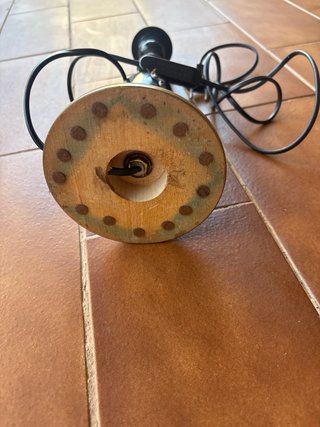 Pie de Lámpara de Sobremesa Azul