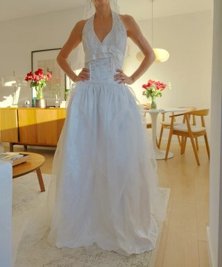 Vestido de Novia Ajustable Espalda
