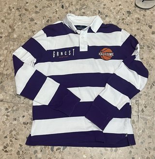 Camiseta Rayas Morado/Blanco Green Coast Talla L