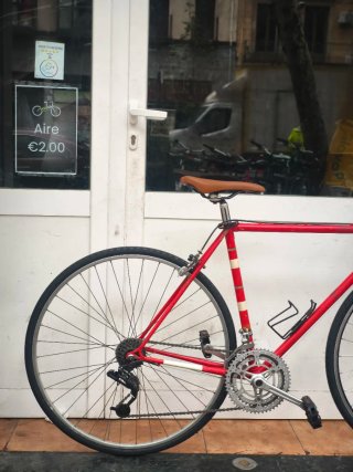 Bicicleta de Carretera Roja Talla S