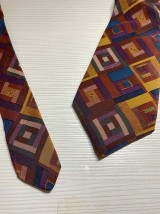 Corbata PFAU Multicolor de Seda