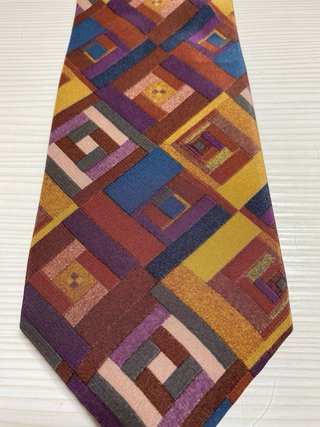 Corbata PFAU Multicolor de Seda