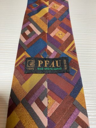 Corbata PFAU Multicolor de Seda