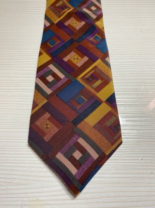 Corbata PFAU Multicolor de Seda